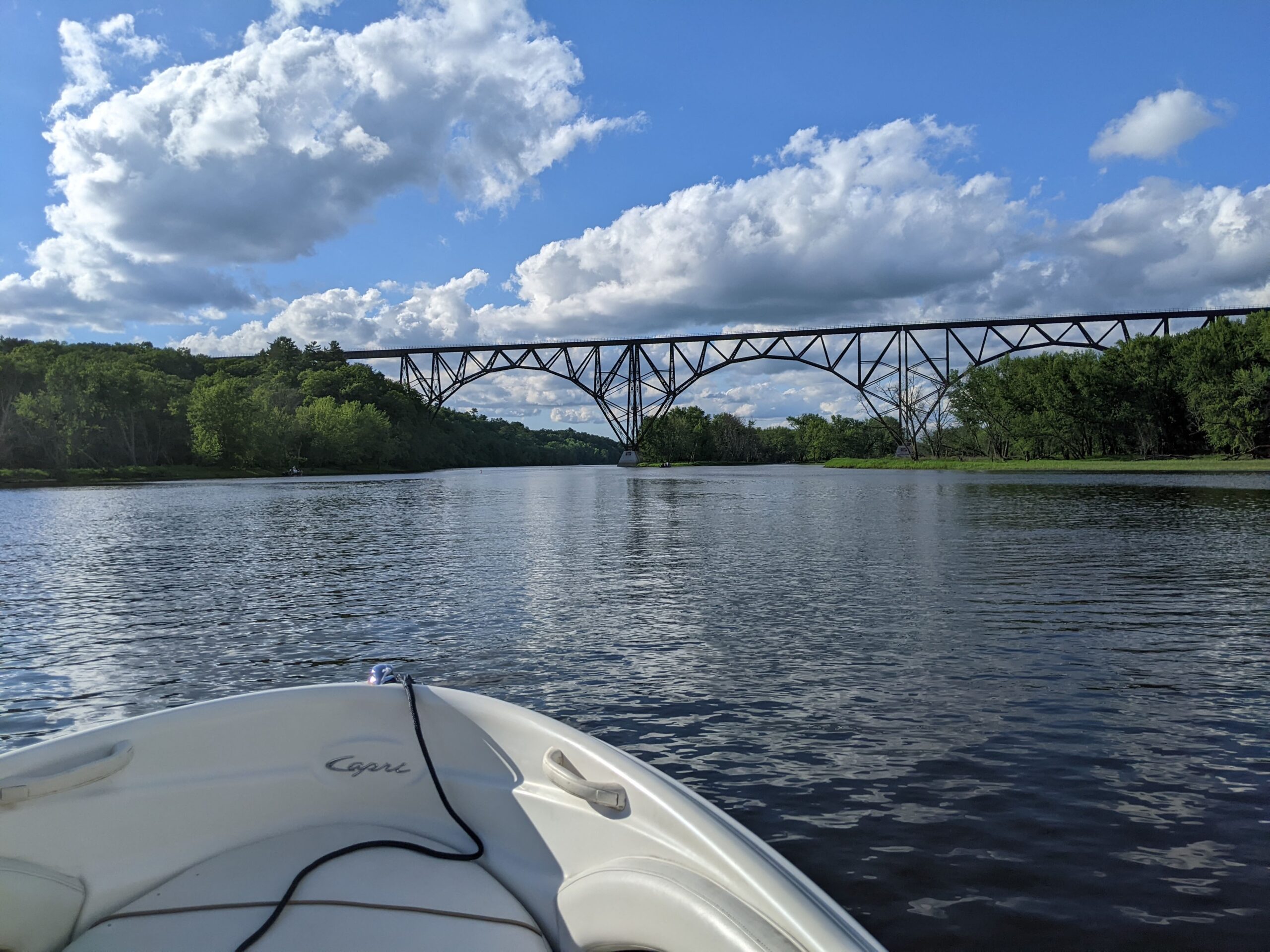 Summer in Stillwater Minnesota, High Bridge, St. Croix River
